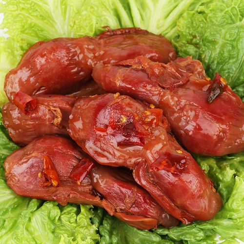 口缘鹅肫饭店酒店成品特色菜食材凉菜开袋即食鹅胗卤味熟食品200g